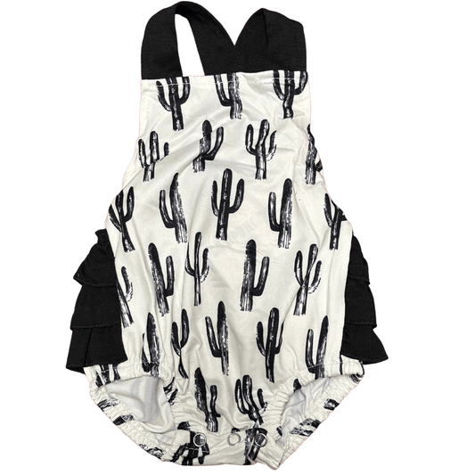 CACTUS RUFFLE BUTT ROMPER