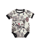 WESTERN COW  BUBBLE ROMPER