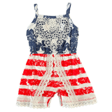 AMERICA baby girl clothes Aier Size: 3-6 months (3XS)