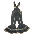 DOUBLE FLARE OVERALL JEANS Kidscharm Size: XS (12-18) months