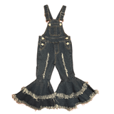 DOUBLE FLARE OVERALL JEANS Kidscharm Size: XS (12-18) months